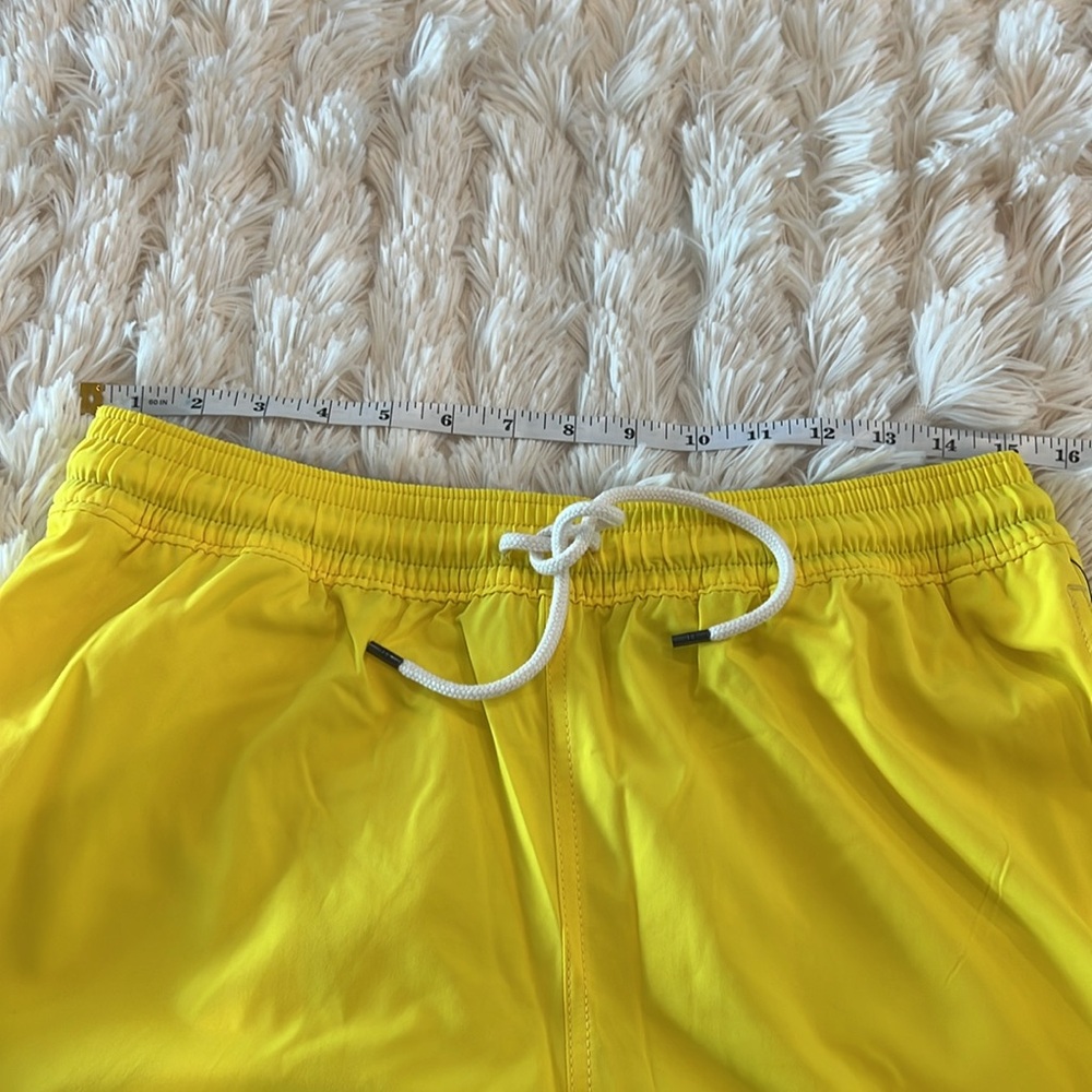 Polo Ralph Lauren Men’s Yellow Swim Shorts Size M - Picture 14 of 15